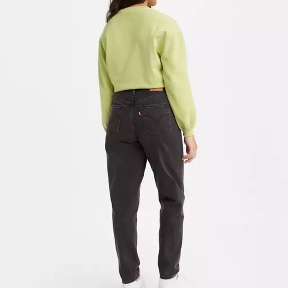 Levi’s High Loose Taper Fit Women’s Jeans Black Gray Wash Size 30 B1 - Picture 3 of 13